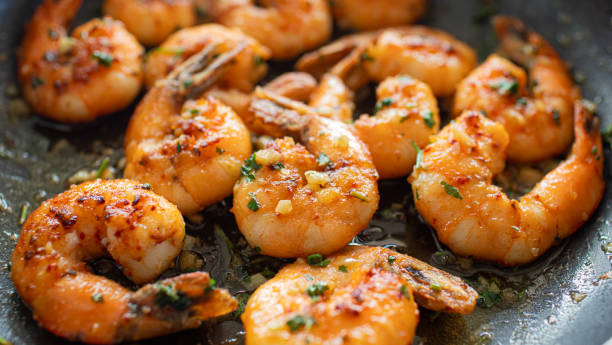 Garlic butter shrimp